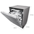 LG 15 Place QuadWash Built Under Dishwasher in Brushed Steel Finish with TrueSteam XD3A25UNS image NaN