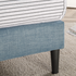 Zinus Liam Classic Home Queen Upholstered Bed Base Light Blue AU-FPPPLB-12Q image NaN