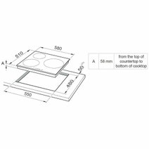 DeLonghi DEIND603 60cm Induction Cooktop hero image