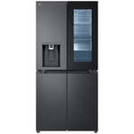 LG 508L French Door InstaView Door-in-Door Fridge with In-door Ice & Water Dispenser Matte Black GF-V500MBLC hero image