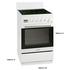 Artusi 60cm White Electric Freestanding Oven AFC607W image NaN