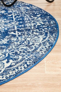 Rug Culture Evoke Large Navy Rug 240X240CM - EVO-253-NAVY-240X240 hero image