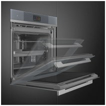 Smeg 60cm Linea Pyro Steam Oven - Silver SOPA6104S2PS hero image