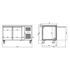 Husky 313L Double Door Prep Counter Commercial Fridge CPUC2-AU-AL image NaN