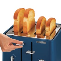 Morphy Richards 240013 Scandi Aspect 4 Slice Deep Blue Toaster hero image