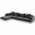 Kalona KYOTO Left Facing Extended Chaise Sofa Pewter WS-205-LCS-VILA-27 image NaN