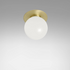CTO Lighting Mezzo Wall Or Ceiling Light - Brass and Opal MEZCWSSBGO image NaN