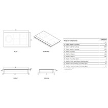 Fisher & Paykel Series 7 90cm Induction Cooktop Black Glass CI905DTB4 hero image