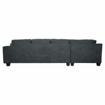 Ostro Tilba Four Seater Left Hand Chaise Lounge Dark Grey U2370ZLHFCSXDYX hero image