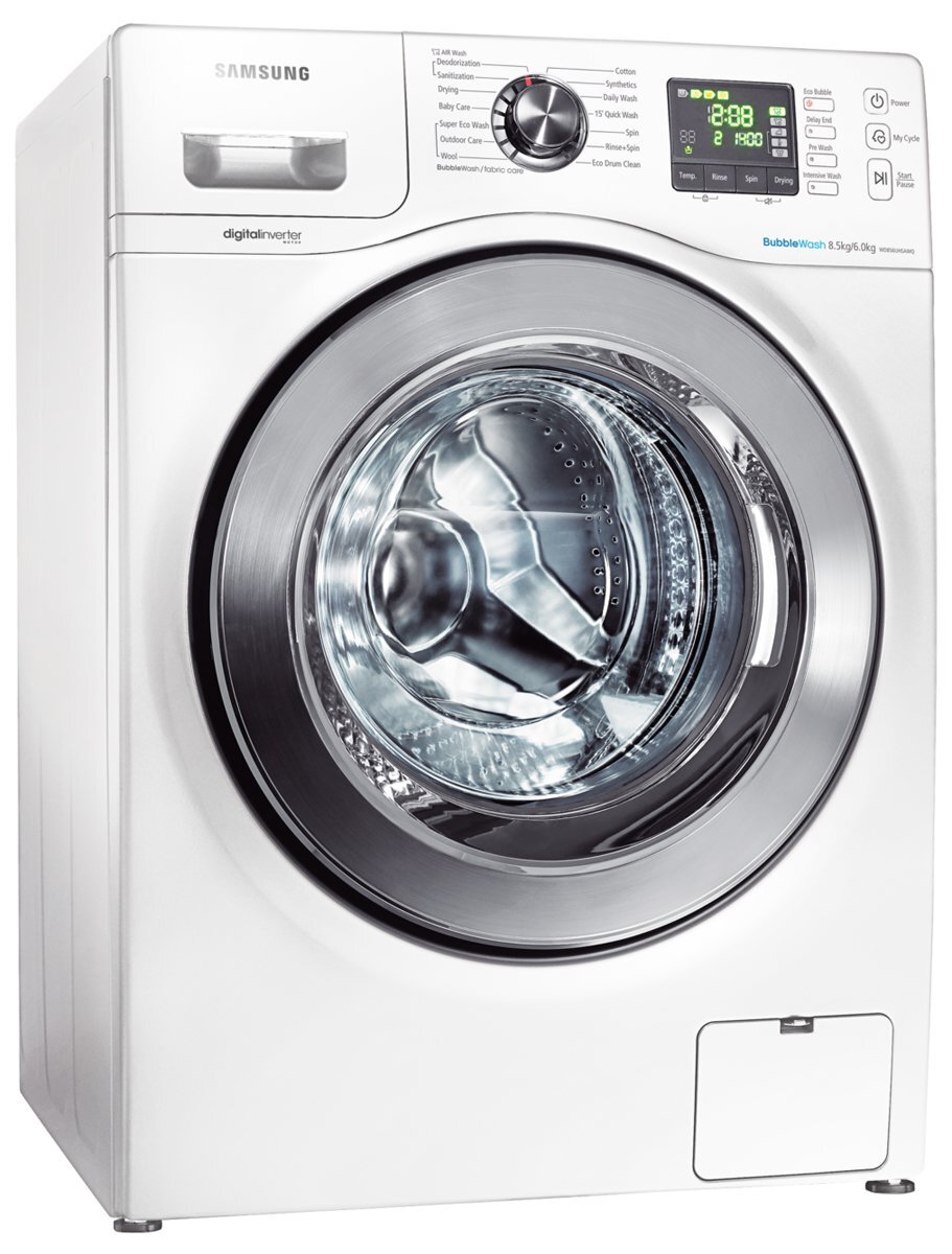 Samsung WD856UHSAWQ 8.5kg Washer 6kg Dryer Combo hero image