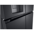 LG 636L French Door Fridge with Non-Plumbed Ice and Water Dispenser Matte Black GF-LN700MBL image NaN