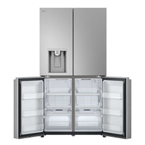 LG 637L French Door Fridge with Ice and Water Stainless Steel GF-L700PL hero image