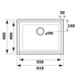 Abey Chambord Constance III Fireclay Sink - White CONSTANCE-3W image NaN