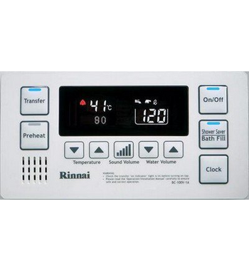 Rinnai BC100V1W Deluxe Bathroom Controller product image