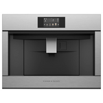Fisher & Paykel 60cm Series 9 Contemporary Built-In Coffee Maker Brushed Silver Glass EB60CSX3 hero image