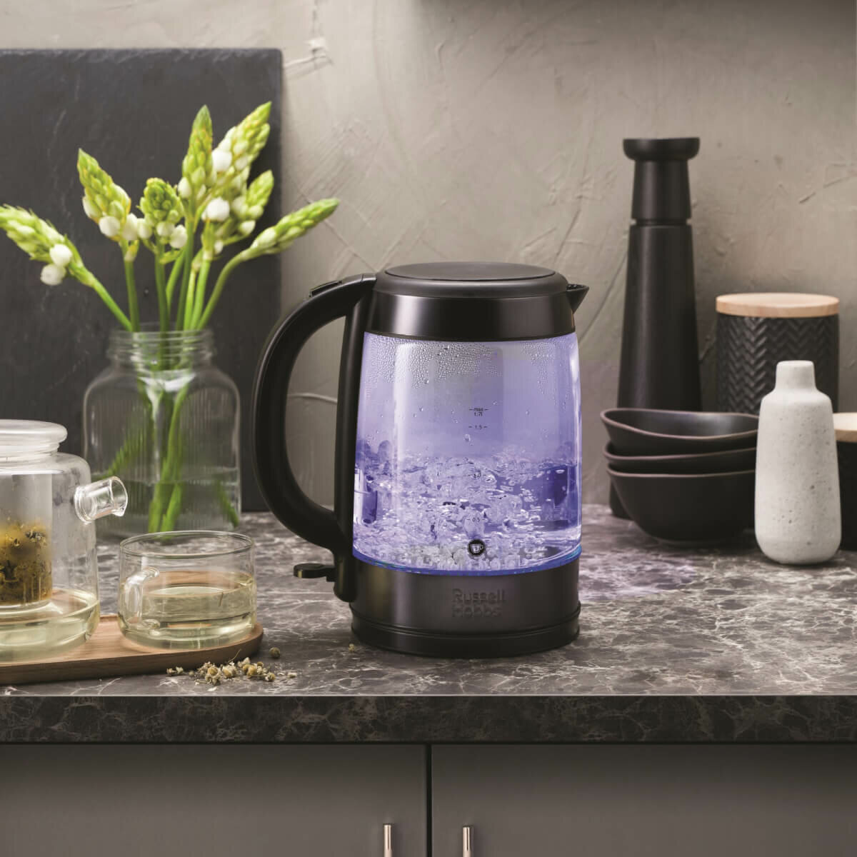 Russell hobbs brooklyn hot sale glass kettle rhk172