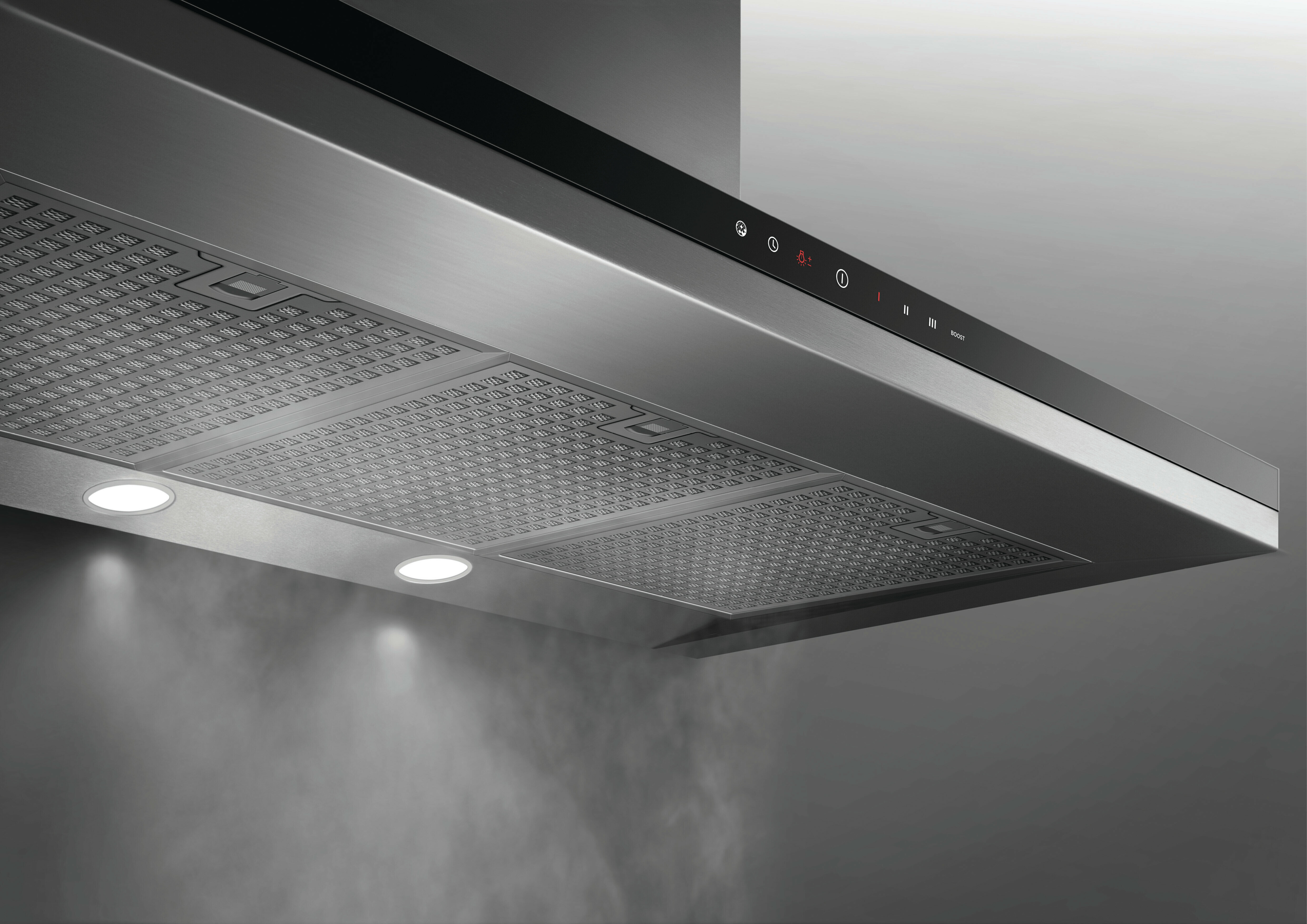 Fisher & Paykel Series 7 90cm Box Chimney Wall Canopy Rangehood with External Motor HC90DCEXB3 hero image