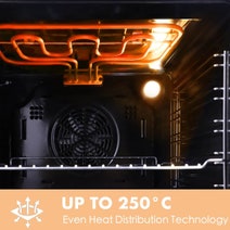 Linarie 60cm Freestanding Electric Oven with Ceramic Cooktop LYFC6060CDX hero image