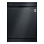 LG 60cm 15 Place QuadWash Dishwasher in Matte Black Finish with TrueSteam XD3A25MB hero image