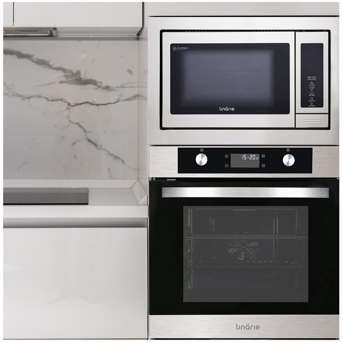 Flatbed store integrated microwave