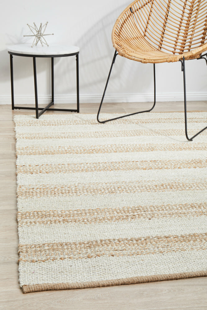 Rug Culture Nosa Large Natural & White Rug 280X190CM - NSA-555-NTWT-280X190 hero image