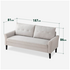 Zinus 3 Seater Sofa Light Grey AU-USSTD1ZC-74O image NaN