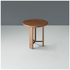 Kalona Paramount 45cm Round Side Table Dark Walnut PARA11AWADNATBRZD450 image NaN