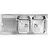 Abey ZE200L Zenith Double Bowl Left Hand Drainer Sink image NaN