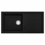 Artusi Granitek Series Single Bowl Sink with Reversible Drainer AGS1001B hero image