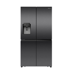 Hisense 585L PureFlat Eclipse Refrigerator Dark Stainless Steel HRCD586TBWB hero image