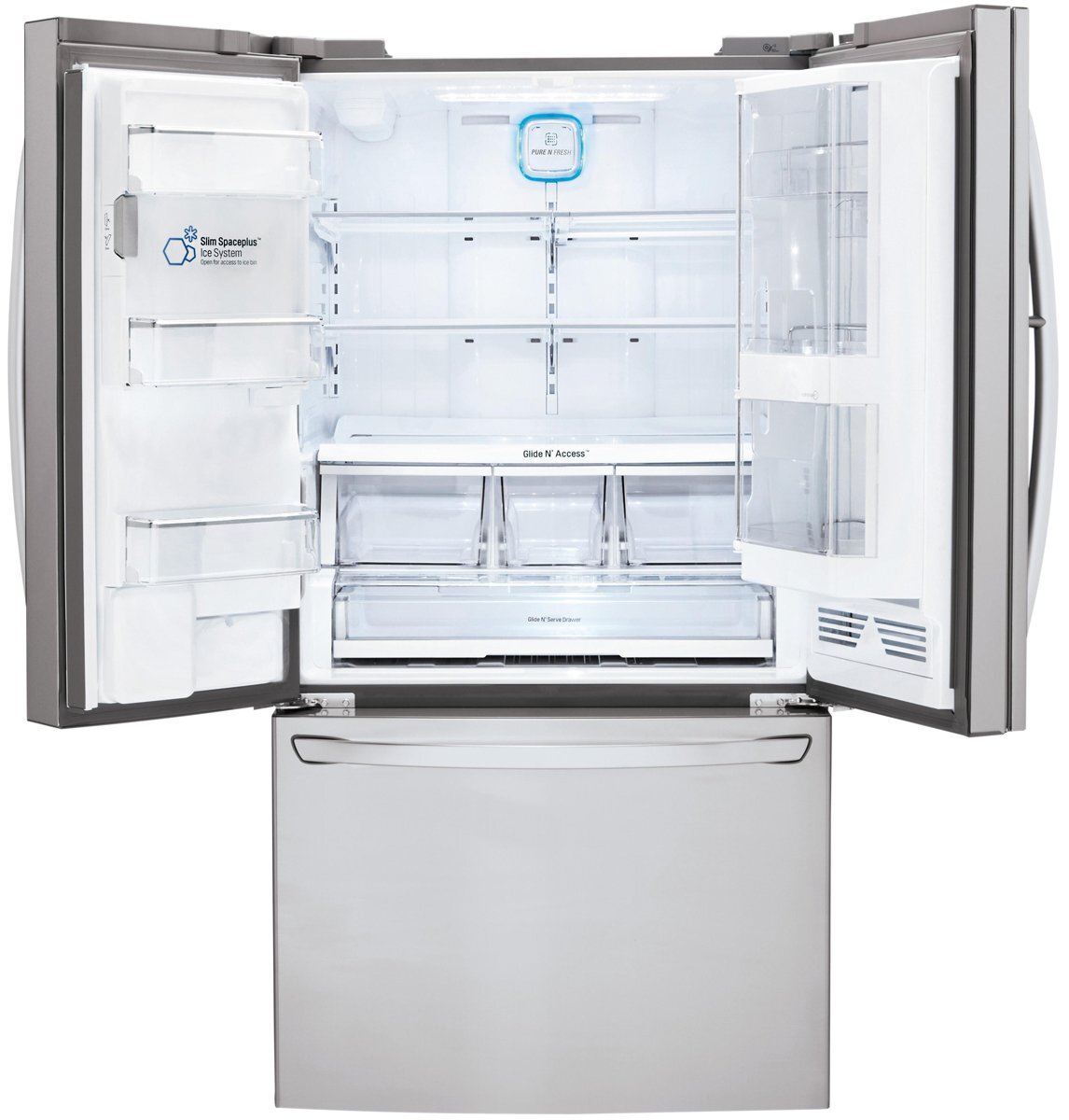 Lg 730 litre french door fridge top