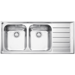 Franke NEX621RHD Neptune Double Bowl Right Hand Drainer Sink hero image