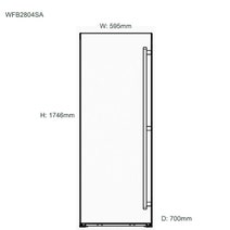 Westinghouse 254L Upright Frost Free Freezer WFB2804SA hero image
