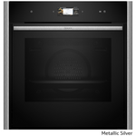 NEFF 60cm Slide & Hide Oven with FullSteam Metallic Silver B69FS5CY0A-MS hero image
