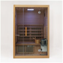 Revel NordicWave 2 Person Infrared & Traditional Hybrid Sauna R-CS-2P hero image