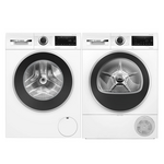 Bosch Series 6 10kg Front Load Washer & 9kg Heat Pump Dryer Laundry Package WGG254Z1AUWQG24203AU hero image