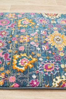 Rug Culture Babylon Extra Large Blue Rug 500X80CM - BLN-210-BLUE-500X80 hero image