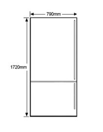 Fisher & Paykel 519L ActiveSmart Bottom Mount Fridge RF522BLGX6 hero image