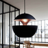 DCW Editions Here Comes The Sun 250 Pendant Light - Black and Copper HCS250BLCOP image NaN