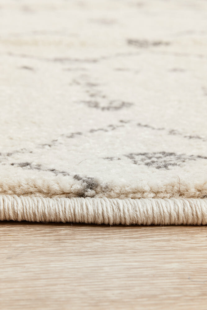 Rug Culture Chrome Medium Silver & Off White Rug 200X200CM - CRO-ELS-SIL-200X200 hero image