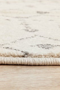 Rug Culture Chrome Medium Silver & Off White Rug 200X200CM - CRO-ELS-SIL-200X200 hero image
