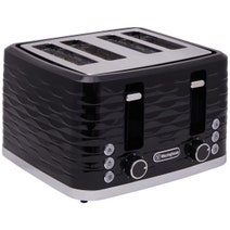 Westinghouse Kettle and Toaster Pack Black Silver 1.7L Kettle, 4 Slice Toaster WHKTPK14K hero image