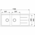 Franke Basis Double Bowl Reversible Drainer Sink BFG621BONYX image NaN