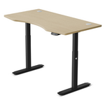 Lifespan Fitness 180cm ErgoDesk Automatic Desk and Cable Tray Oak LFDK-EDKOB-180C hero image