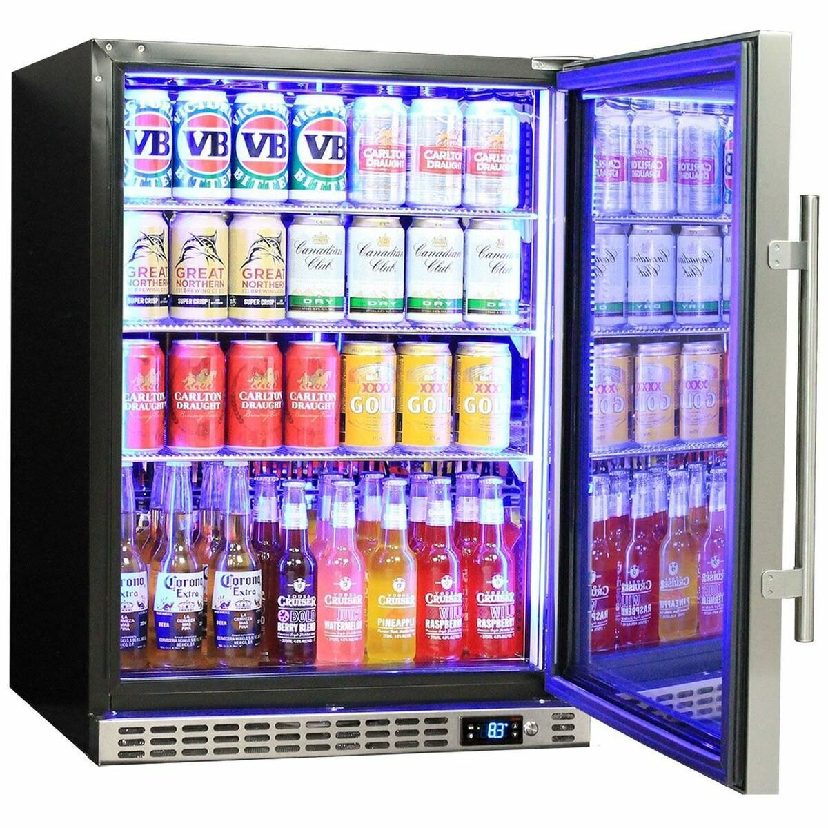 Schmick Glass Door Under Bench Bar Fridge SK156-SS hero image