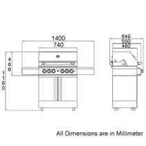 Smart 411W 4 Burner Trolley with Enclosed Hood LPG BBQ hero image