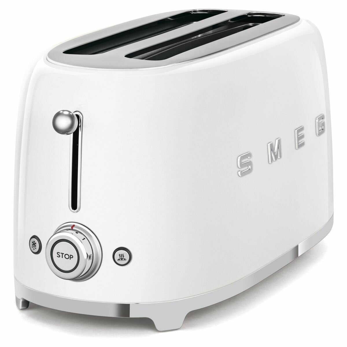Smeg 50s Retro Style 4 Slice Toaster White TSF02WHAU hero image