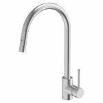 Abey Gooseneck Pull Out Kitchen Mixer Tap KTA037BR hero image