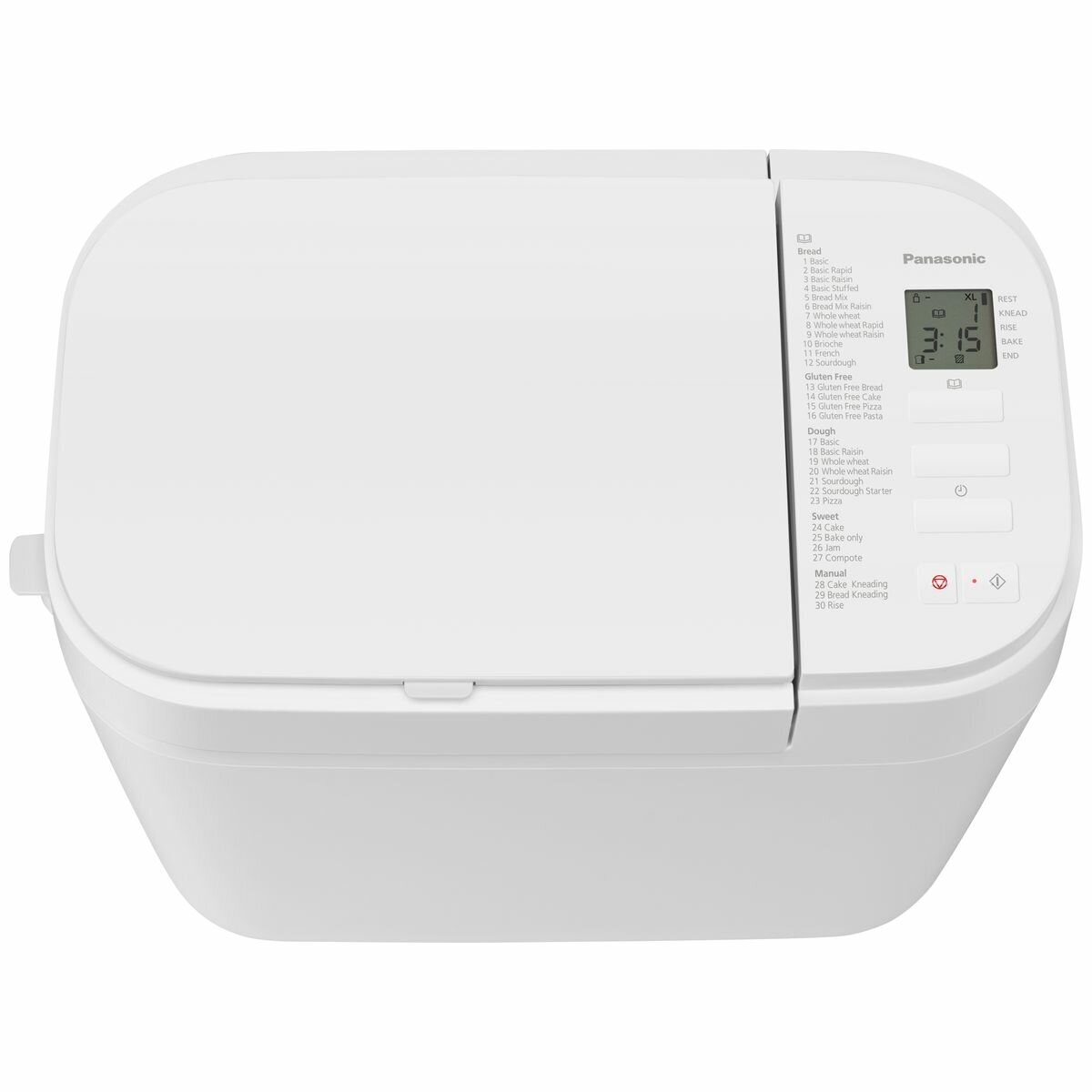 Panasonic Automatic Bread Maker with Fruit & Nut Dispenser White SD-R2530WST hero image