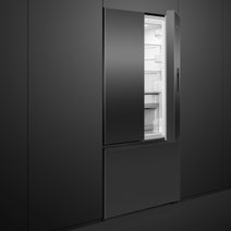 Fisher & Paykel Series 7 511L French Door Fridge With Ice and Water Black Stainless Steel RF505ANUB1 hero image